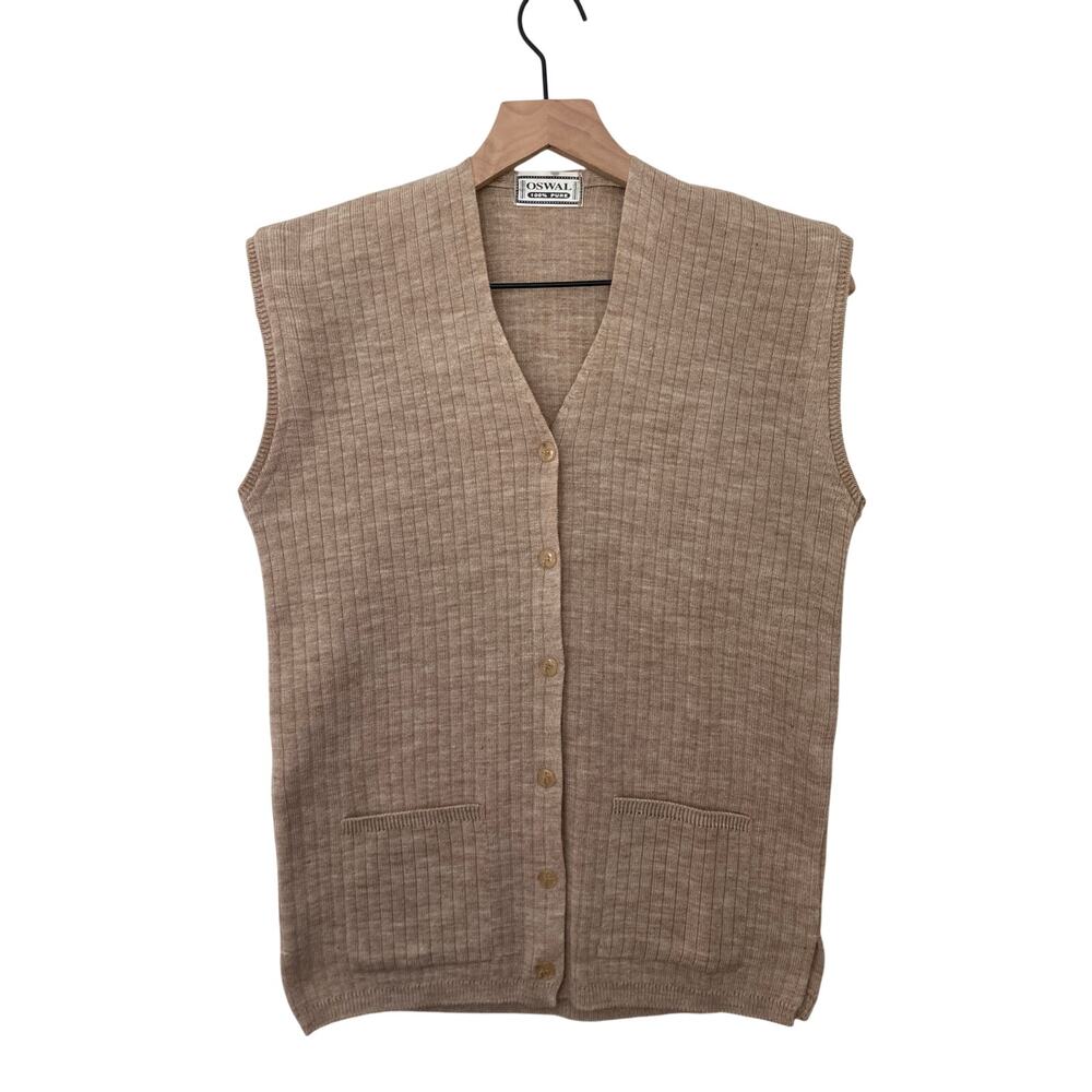 Vintage Western Southwestern Cottagecore Boho Knit Fall Cardigan Sweater Vest